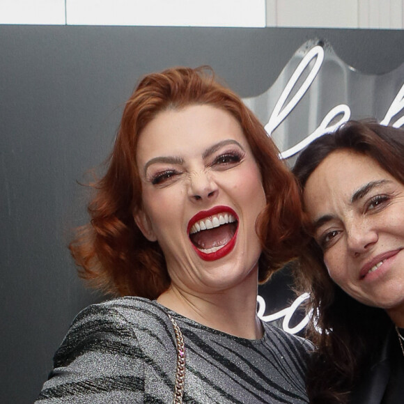 Exclusif - Elodie Frégé, Sandra Sisley - Personnalités lors de la soirée "Patins" à l'hôtel Kimpton St Honoré à Paris. Le 16 novembre 2023 © Christophe Clovis / Bestimage