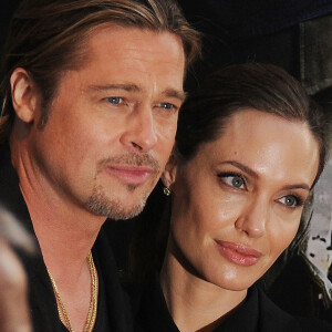 Brad Pitt et Angelina Jolie à l'avant-première de "World War Z" à Paris. © Agence / Bestimage