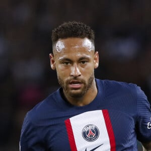 Neymar Jr (PSG) - Match de football en ligue 1 Uber Eats entre le PSG et Monaco (1-1) au Parc des Princes à Paris le 28 aout 2022.