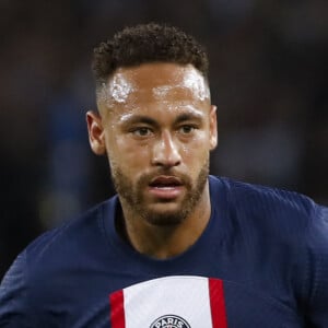 Neymar Jr (PSG) - Match de football en ligue 1 Uber Eats entre le PSG et Monaco (1-1) au Parc des Princes à Paris le 28 aout 2022.