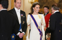 PHOTOS Kate Middleton somptueuse lors du banquet au bras de William : son accessoire très rare subjugue !
