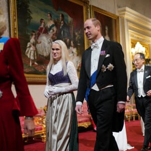 Le prince William - Dîner d'Etat en l'honneur du président sud-coréen à Londres, au Buckingham Palace le 21 novembre 2023 © Yui Mok/PA Wire/ABACAPRESS.COM