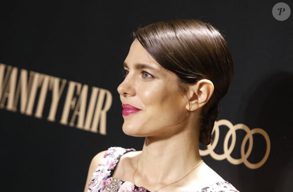 Charlotte Casiraghi au photocall de la soirée Vanity Fair à Seville où elle a reçu le prix de la personnalité de l'année 2023 le 2 novembre 2023. 