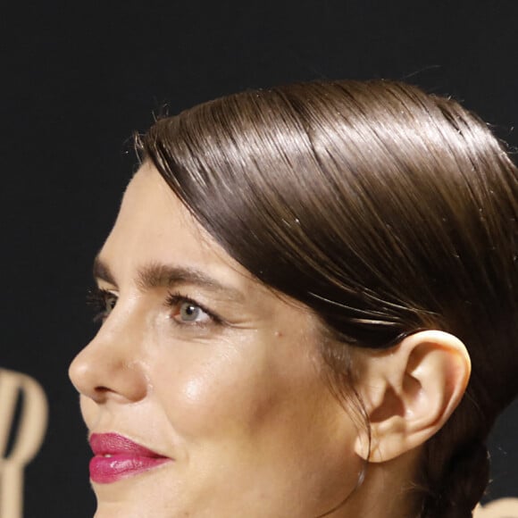 Charlotte Casiraghi au photocall de la soirée Vanity Fair à Seville où elle a reçu le prix de la personnalité de l'année 2023 le 2 novembre 2023. 
