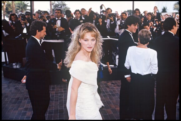 Arielle Dombasle au Festival de Cannes en 1989