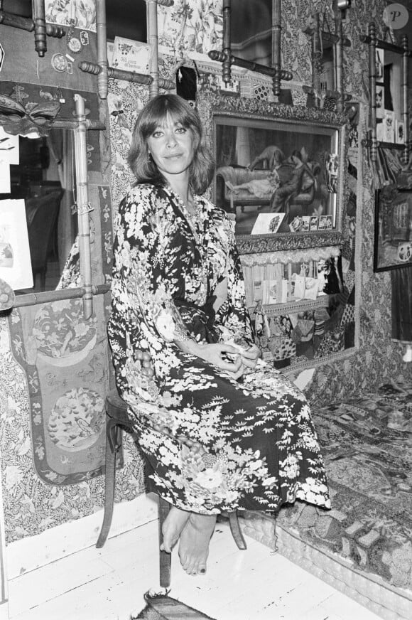 Archives - En France, à Paris, rendez-vous avec Florence GIORGETTI à son domicile. Le 18 août 1978 © Jean-Claude Colin via Bestimage