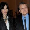 Mareva Galanter et son amoureux Jean-Charles de Castelbajac au vernissage de l'exposition Yves Saint Laurent le 10 mars