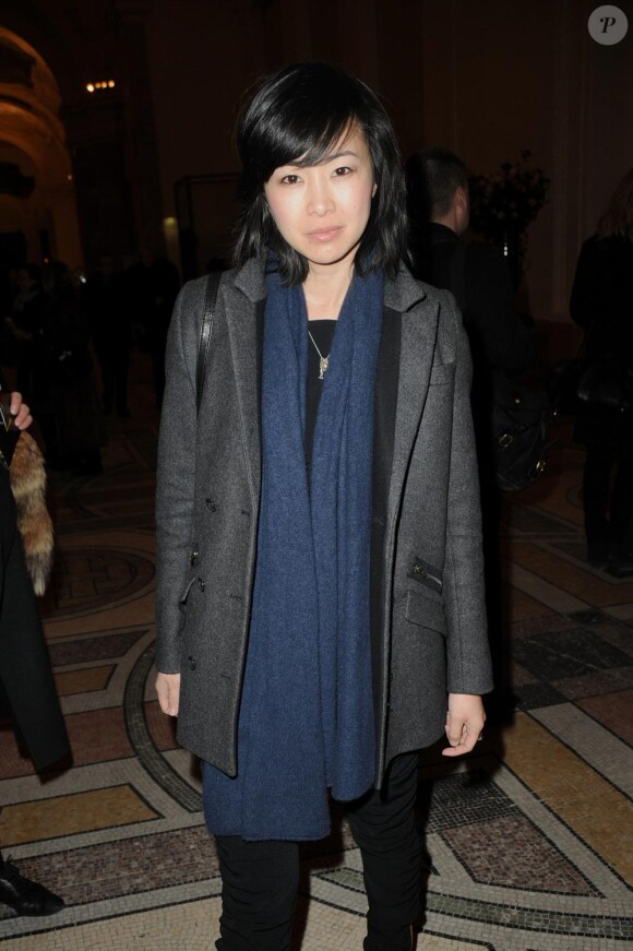 Linh Dan Pham au vernissage de l'exposition Yves Saint Laurent le 10 mars
