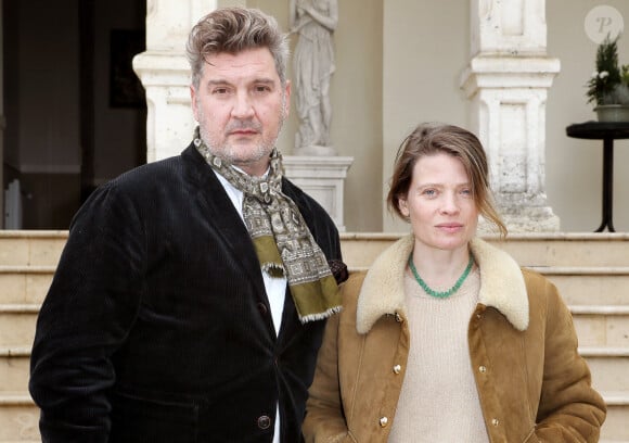 Melanie Thierry et Thomas Bidegain pour le film "Soudain seuls" participent au festival du film de St Jean de Luz le 9 Novembre 2023. Patrick Bernard/ Bestimage 