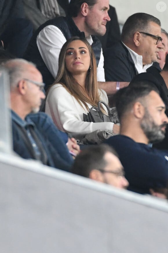 Charlotte Pirroni durant la rencontre de football de Ligue 1 au stade Allianz Riviera, opposant Nice à Marseille, le 21 ocotbre 2018. © Bruno Bebert/Bestimage