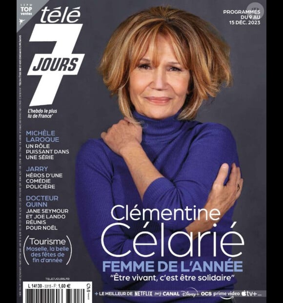 "Télé-Loisirs", Clémentine Célarié, 4 décembre 2023.