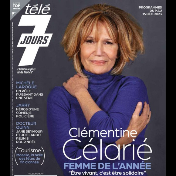 "Télé-Loisirs", Clémentine Célarié, 4 décembre 2023.