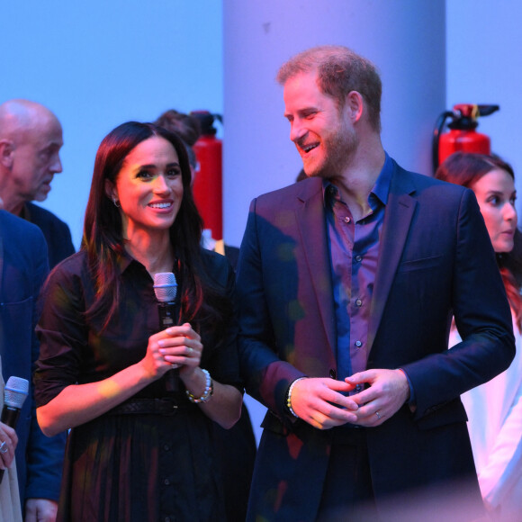 Le prince Harry et Meghan Markle lors des Invictus Games 2023 à Dusseldorf le 12 septembre 2023. 