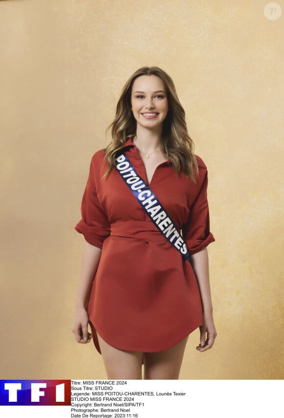 Miss Poitou-Charente, Lounès Texier, candidate à Miss France 2024.