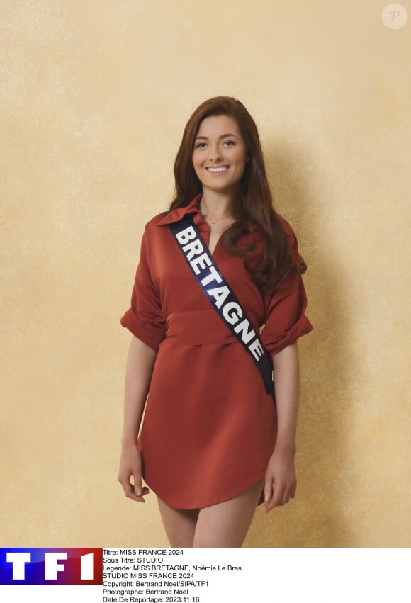 Miss Bretagne, Noémie Le Bras, candidate à Miss France 2024.