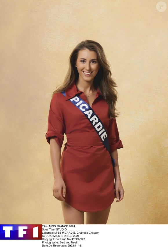 Miss Picardie, Charlotte Cresson, candidate à Miss France 2024.