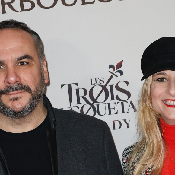 François-Xavier Demaison et sa femme Anaïs Tihay - Première du film "Les Trois Mousquetaires: Milady" au Grand Rex à Paris le 10 décembre 2023. © Coadic Guirec-Dominique Jacovides /Bestimage