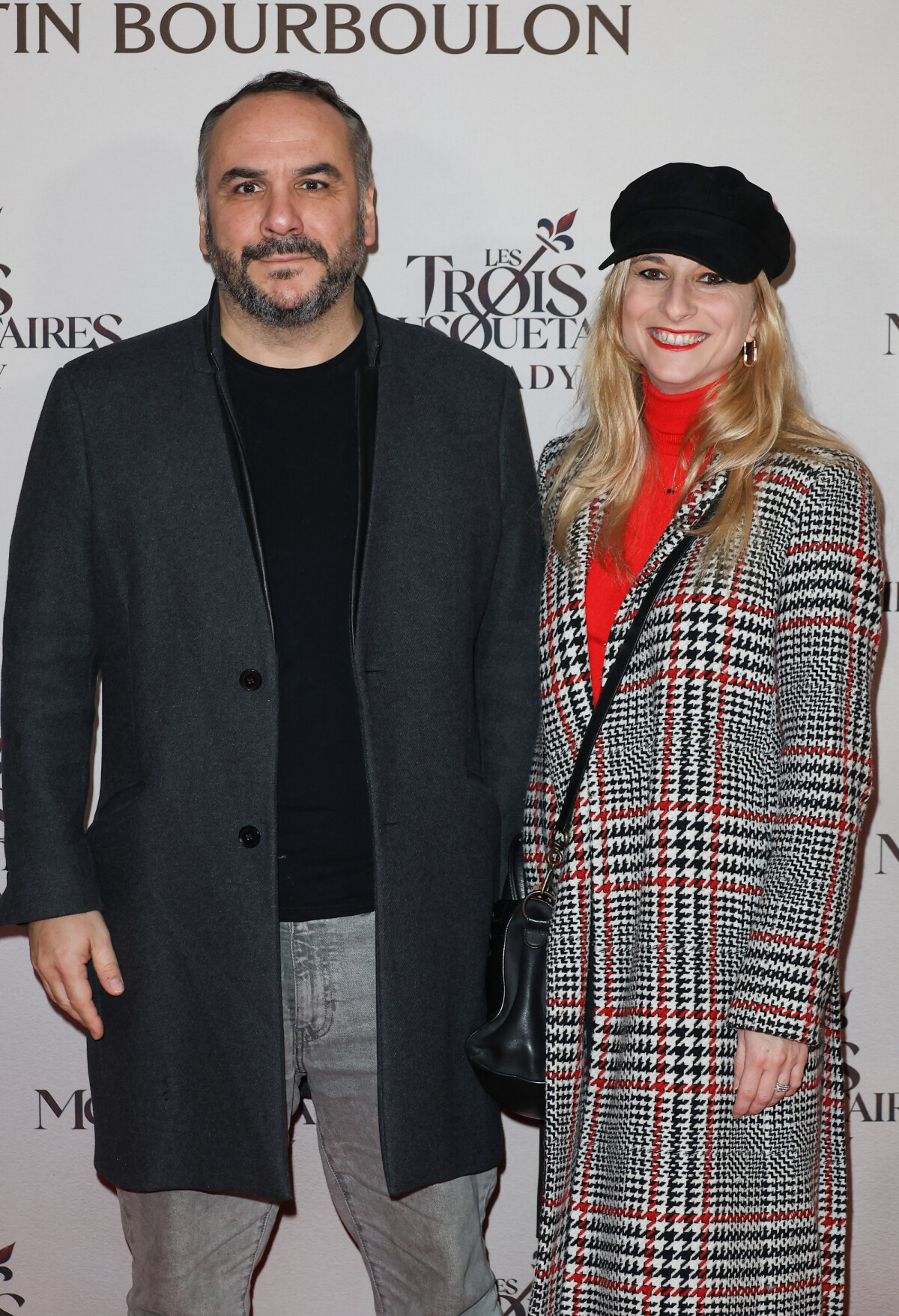 Photo : François-Xavier Demaison et sa femme Anaïs Tihay - Première du ...