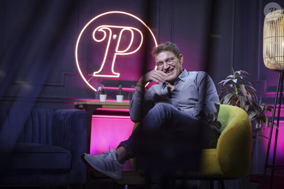 Exclusif - Benjamin Castaldi en interview pour Pure People à Paris. Le 17 novembre 2023 © Jack Tribeca / Bestimage