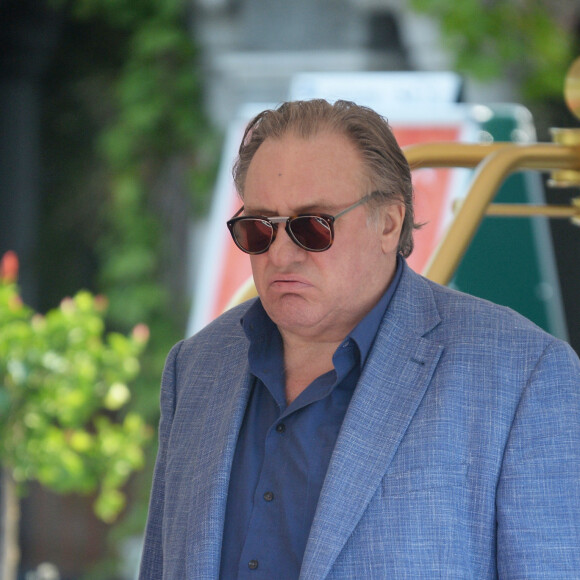 Gérard Depardieu - People au Lido lors du 74ème Festival International du Film de Venise, la Mostra. Le 6 septembre 2017