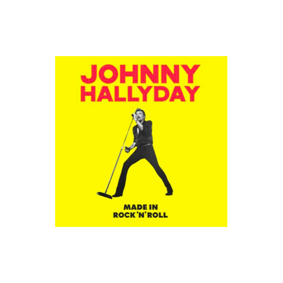 Couverture de l'album "Made in Rock'n'roll" de Johnny Hallyday disponible depuis novembre 2023