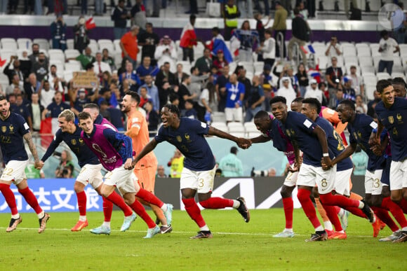Match « France - Pologne » (3-1) lors de la Coupe du Monde 2022 au Qatar, le 4 décembre 2022. L'équipe de France est qualifiée pour les quarts de finale. © JB Autissier / Panoramic / Bestimage