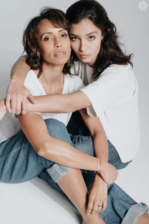 Exclusif - Sonia Rolland et Esther Rollande (qui joue le rôle de Sonia Rolland dans le film) - Rendez-vous avec Sonia Rolland et les actrices de son premier film "un destin inattendu". Le film est présenté en avant-première au festival du film francophone de Angoulême.  © Kevin Antoine / Bestimage