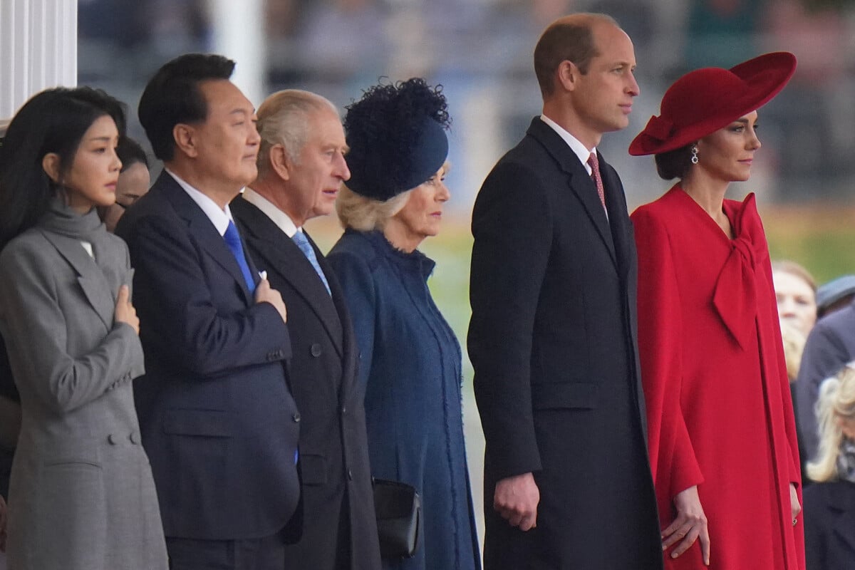 Photo : Le président de la Corée du Sud, Yoon Suk Yeol, et sa femme Kim