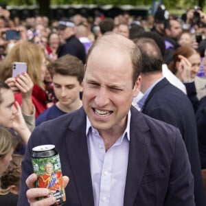 Le prince de Galles, et la princesse de Galles, à la rencontre du public du concert du couronnement près du château de Windsor, le 7 mai 2023. Au lendemain du sacre du roi d'Angleterre et de la reine consort, L.Richie, K.Perry et le groupe Take That, sans R.Williams, Andrea Bocelli seront quelques un des artistes à se produire sur scène pour fêter l'événement. 