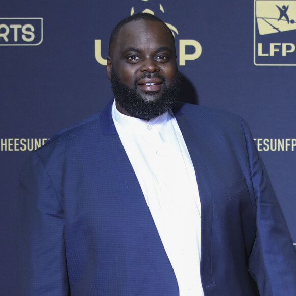 Issa Doumbia au photocall de la 28ème cérémonie des trophées UNFP (Union nationale des footballeurs professionnels) au Pavillon d'Armenonville à Paris, France, le 19 mai 2019.