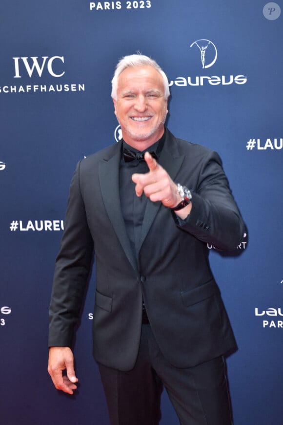 Il est aujourd'hui consultant à la télévision.
David Ginola - Red Carpet de la cérémonie " 2023 Laureus World Sports Awards" à Paris le 8 mai 2023 . Veeren/Bestimage 