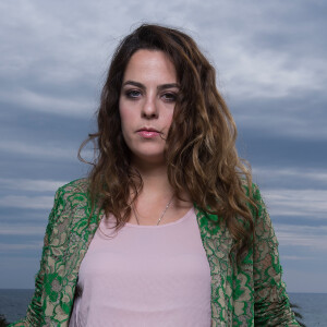 Exclusif - Shooting photo avec Anouchka Delon, en ensemble Twin-Set et maquillage Lancôme à Sanremo, Italie.