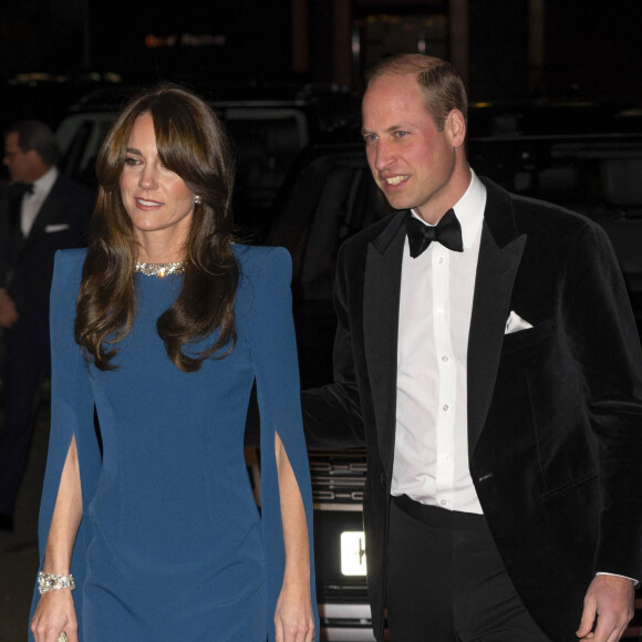 Le prince William et Kate Middleton arrive au Royal Variety Performance 2023 au Royal Albert Hall le 30 novembre 2023