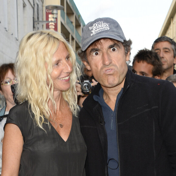 Sandrine Kiberlain et Albert Dupontel - 6 eme Festival du Film Francophone d'Angouleme le 25 Aout 2013.