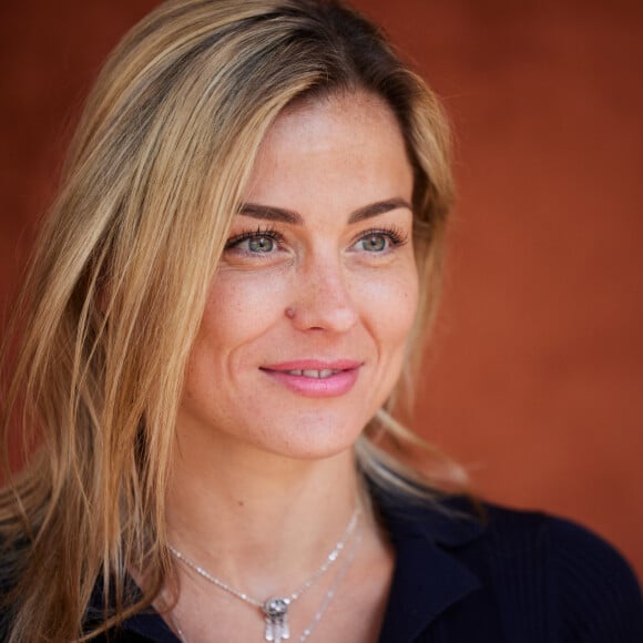 Laure Boulleau au village lors des Internationaux de France de tennis de Roland Garros 2023, à Paris, France, le 4 juin 2023. © Cyril Moreau/Bestimage