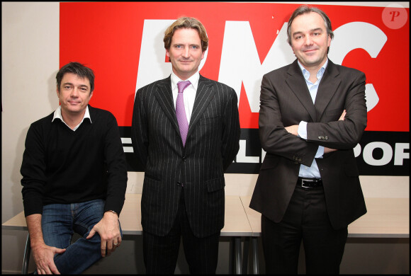 Exclusif - Alain Marshall, Charles Beigbeder (Dirigeant fondateur de Poweo) et Olivier Tuchot - RMC (Bestimage)