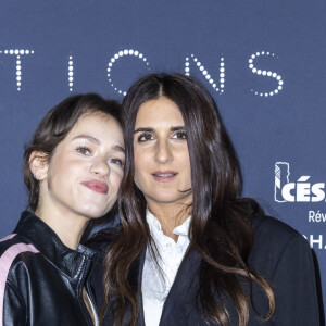 Mathilde La Musse et Géraldine Nakache au photocall du dîner César Révélations 2024 à L'Élysée Montmartre à Paris le 15 janvier 2024. © Olivier Borde / Bestimage 