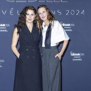 Camille Cottin a assuré aux côtés de Sonia Faidi
Camille Cottin et Sonia Faidi (habillée en Dior) au photocall du dîner César Révélations 2024 à L'Élysée Montmartre à Paris le 15 janvier 2024. © Olivier Borde / Bestimage 