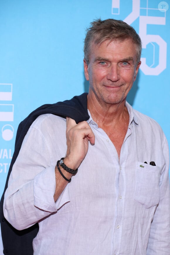 Quant à son ex, il est toujours acteur et est à retrouver ce soir dans un téléfilm sur France 2, "La Malédiction du volcan"
Philippe Caroit au photocall de la 25ème édition du Festival de la fiction de la Rochelle, France, le 15 septembre 2023. © Denis Guignebourg/BestImage 