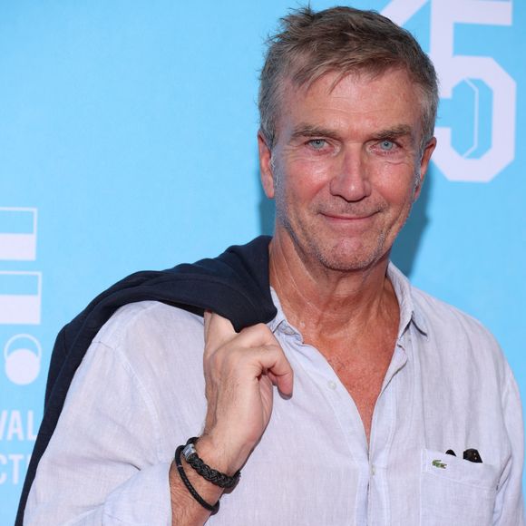Quant à son ex, il est toujours acteur et est à retrouver ce soir dans un téléfilm sur France 2, "La Malédiction du volcan"
Philippe Caroit au photocall de la 25ème édition du Festival de la fiction de la Rochelle, France, le 15 septembre 2023. © Denis Guignebourg/BestImage 