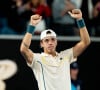 Le jeune joueur de 21 ans réussit des débuts fracassants à l'Open d'Australie
 
Arthur Cazaux (FRA) - Open de tennis d'Australie 2024 à Melbourne le 18 janvier 2023.
