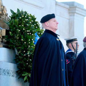 Emmanuel Philibert de Savoie lors du 146ème anniversaire de la Garde d'honneur du Panthéon au monument Victor-Emmanuel II (Altare della Patria - Autel de la Patrie) à Rome. Le 21 janvier 2024 © LaPresse / Panoramic / Bestimage
