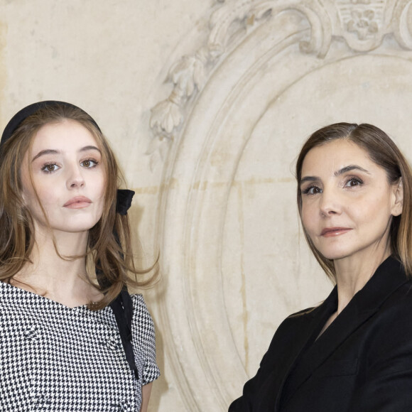 Vittoria de Savoie, Clotilde Courau au photocall du défilé Dior Haute Couture Printemps/Été 2024 dans le cadre de la Fashion Week de Paris (PFW), au musée Rodin à Paris, France, le 22 janvier 2024. © Olivier Borde/Bestimage