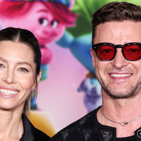 Justin Timberlake et son épouse Jessical Biel