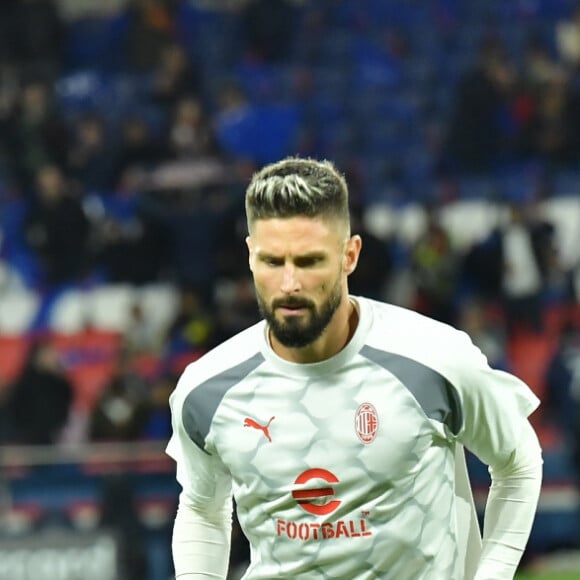 Olivier Giroud - Match de football en ligue des champions (champions league) : Le PSG remporte la victoire 3-0 face à l'AC Milan au Parc des Princes à Paris le 25 octobre 2023. © Maoctou / Panoramic / Bestimage