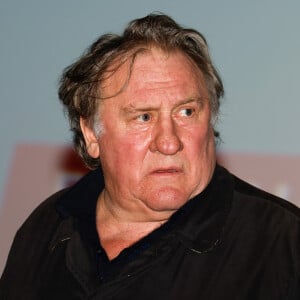 Gérard Depardieu lors du Festival Premiers Plans à Angers le 28 janvier 2022 pour la présentation du film "Umani" © Laetitia Notarianni / Bestimage