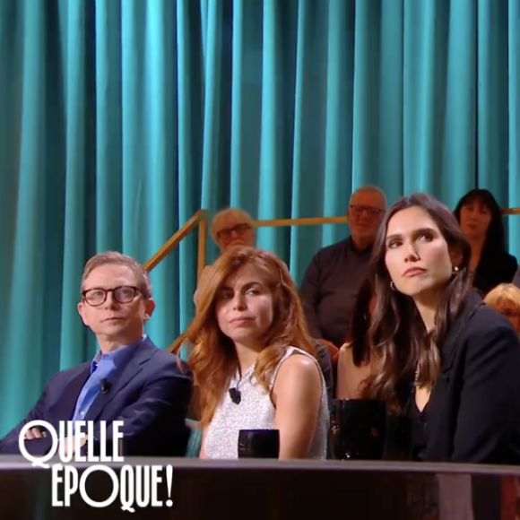 Faustine Bollaert dans l'émission "Quelle Époque", France 2, le 27 janvier 2024.