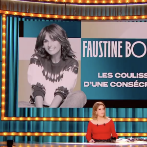 Faustine Bollaert invitée dans l'émission "Quelle Époque", France 2, le 27 janvier 2024.
