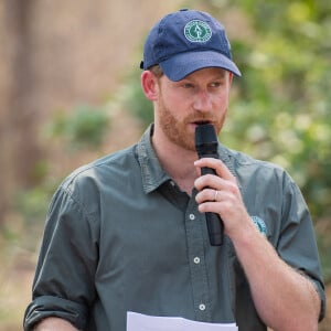 Le prince Harry, duc de Sussex visite le parc national de Liwonde et la forêt Mangochi lors de la huitième journée de la visite royale en Afrique. Liwonde, le 30 septembre 2019. 