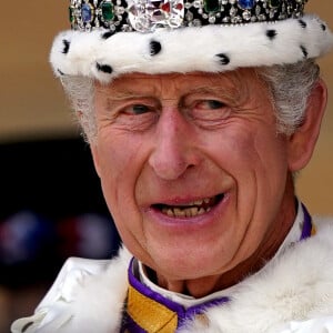 Sortie de la cérémonie de couronnement du roi d'Angleterre à l'abbaye de Westminster de Londres Le roi Charles III d'Angleterre - Sortie de la cérémonie de couronnement du roi d'Angleterre à l'abbaye de Westminster de Londres, Royaume Uni, le 6 mai 2023. 